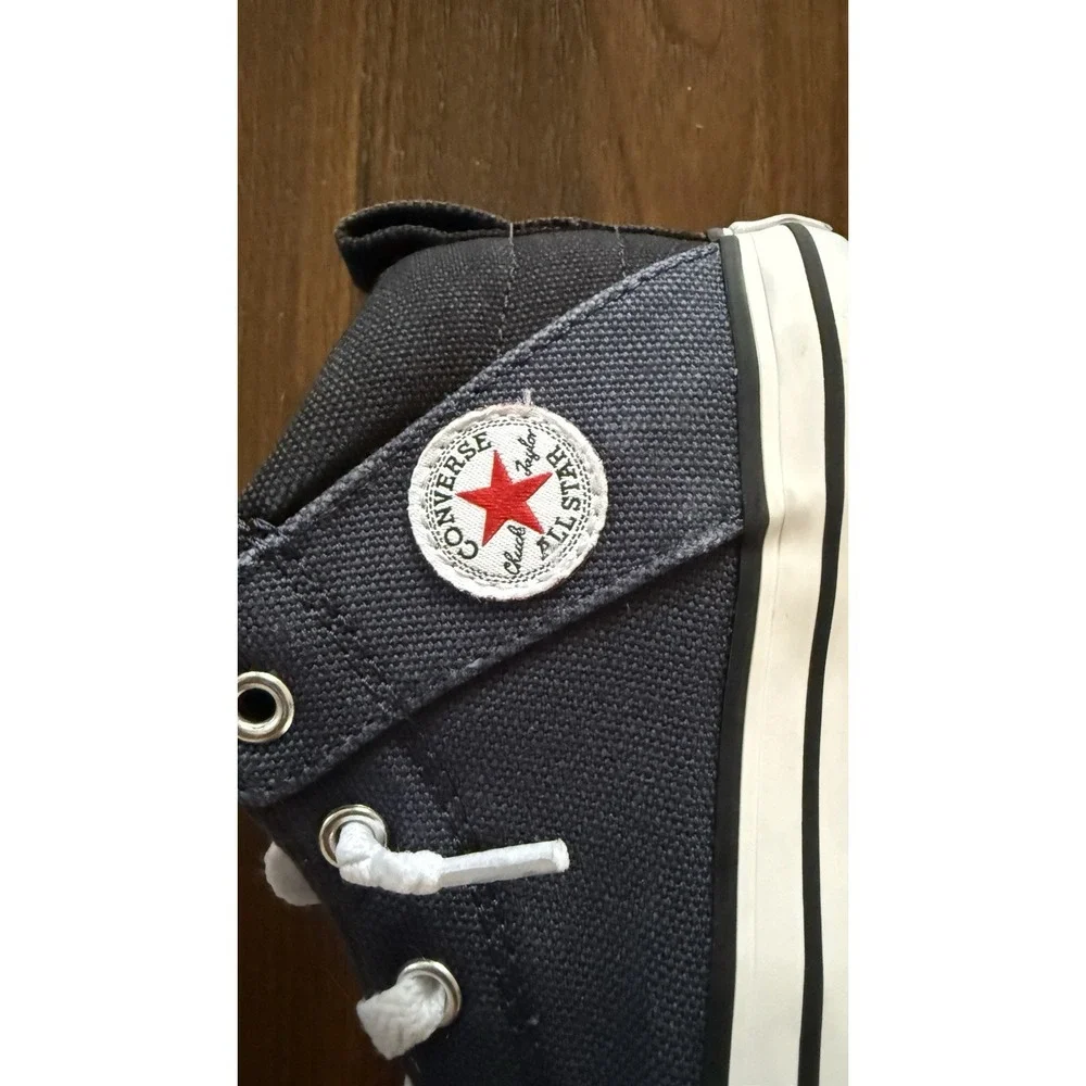 Converse Chuck Taylor All Star High Top Sneakers Kids US Blue/White Sz 10 GUC